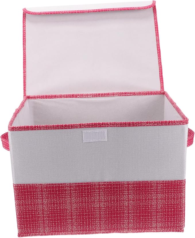 Cotton Non-woven Fabric Storage Box Lid Design Clothes Storage Container Organize Your Home Toys Organizer