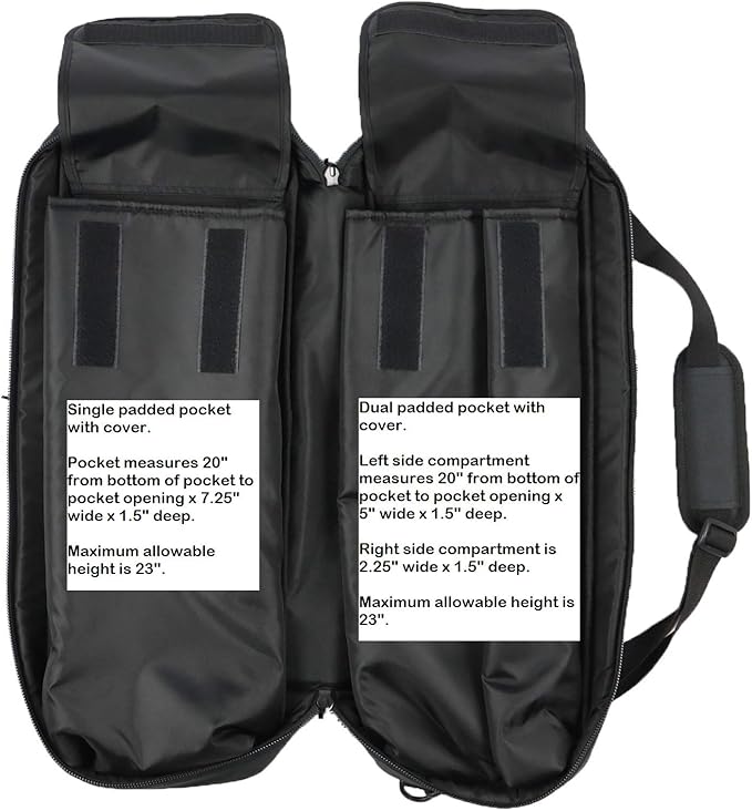 FSDC Caretaker® by Regal Black Takedown Bag Gen III with MOLLE Locking Compartments Padded Handles and Strap for Easy Transport