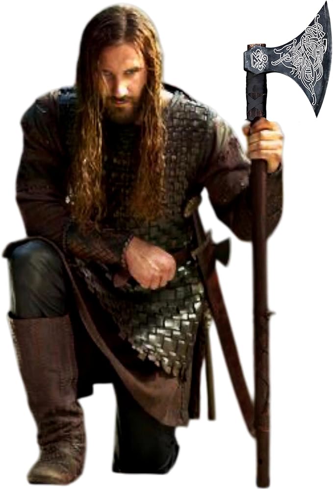 38 Large Berserker Viking Axe Large Norse Ax Scandinavian Style Viking Hatchet Double Headed ax Viking ax History of Norse Mythology self Defense