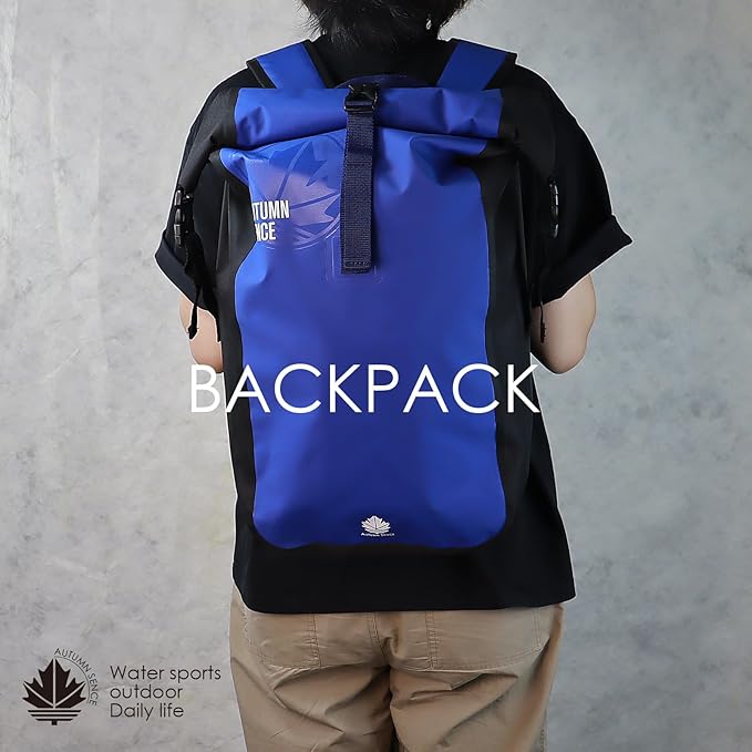 Dry Bags Waterproof Backpack Waterproof backpack for Water sportsboatingFloatinghiking camping and other outdoor activities 25L.(Blue)