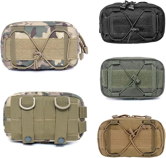 Molle Waist Bag Tactical Pouch First Aid Tool Gear Outdoor Sports Hunting Accessories(CP)