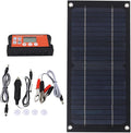 600W Solar Panel Solar Panel Kit 100A Controller Solar Panel Kit with Extension Cable Battery Clip for RV Camping Outdoor