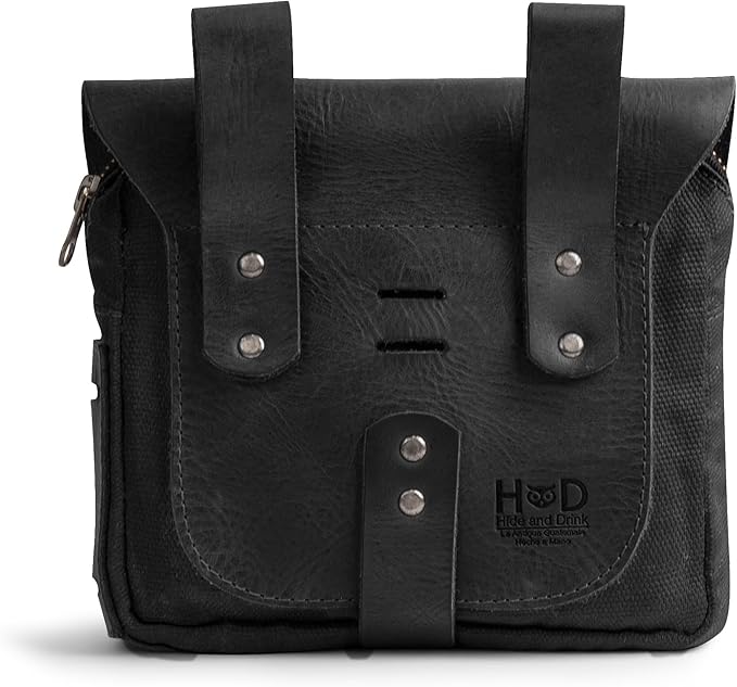 Hide &amp Drink Survival Camping Pouch Belt Loop Rustic and Handy Tool Bag Weather Resistant Outdoor Accessories Traveling Essentials Waxed Canvas Handmade