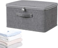 Lockable Storage Bin – Stackable Organiser Chest with Lid Secure Snacks Storage Box | Durable Protective Clothing Storage Tote Heavy Duty Utility Lock Container for Garage Sweater Holder