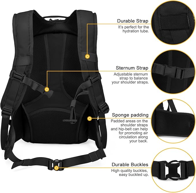 Mardingtop 28L Tactical Backpack for Men with Molle Pouch Tool Utility Pouch Bag
