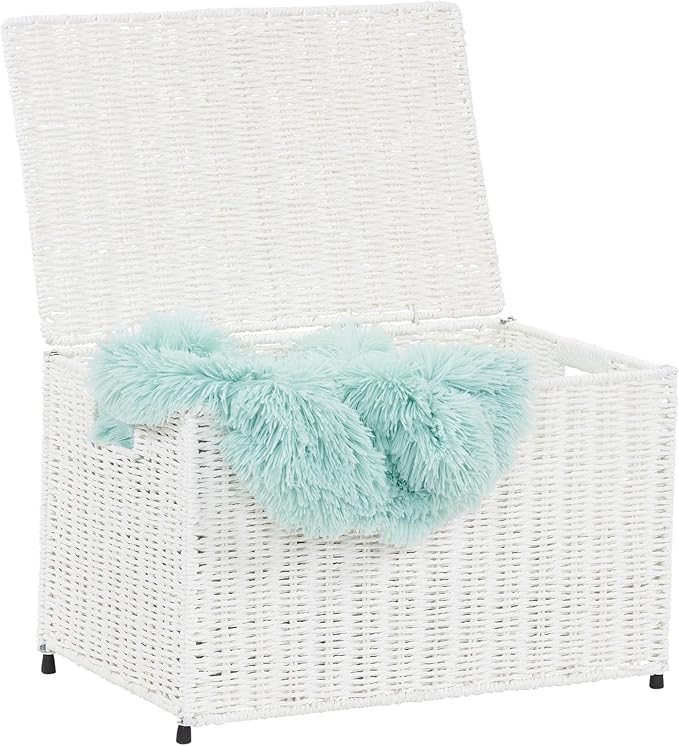 Household Essentials Paper Rope Woven Sturge Chest Small Arctic White