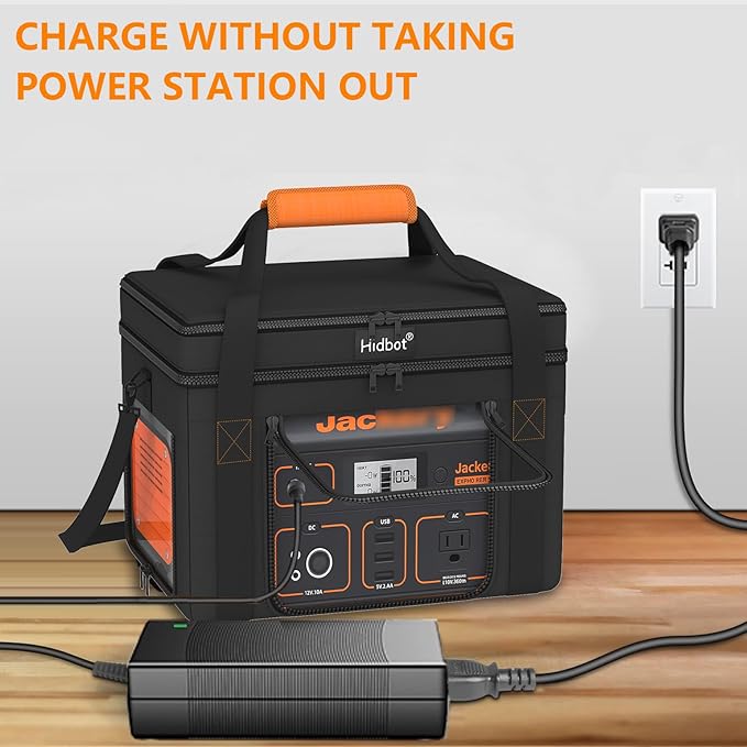 Travel Carrying Case for Jackery Explorer 500Portable Power Station Storage Bag Fits Jackery Explorer 500 with Waterproof Bottom Side Ventilation Double Layer for Jackery AccessoriesBag Only