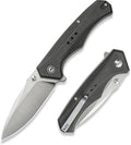 CIVIVI Photonix EDC Pocket Knife Folding Knife with 3.7 14C28N Blade Micarta Handle with Pocket Clip for Men Women Camping Hiking Fishing Knife C23081B-3 Dark Green