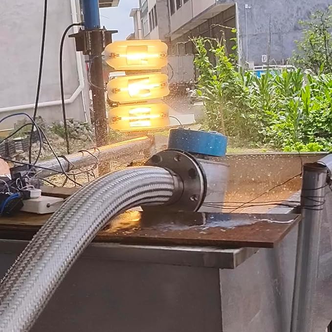 3000W Micro Hydroelectric Generator 110V-230V Portable Water Turbine Generator with Ballast and 110mm Inlet Fitting Water Turbine High Power Hydroelectric Generator for Home Outdoor3kw