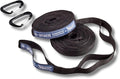 Go Anywhere Hammock Straps by Yellow Leaf Hammocks -Set of Two Nylon Straps Each 12 Feet Long 400lb Max - Easy to use Pre-Looped Tree Friendly Super Strong Color: Black