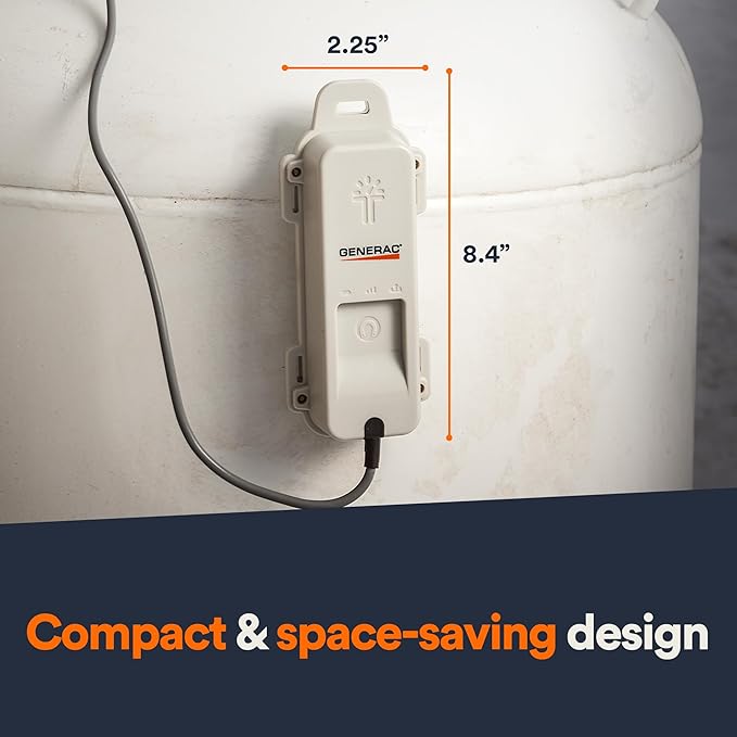 Generac 7009 LTE Propane Tank Fuel Level Monitor - Real-Time Gauge Mobile Link Integration - Avoid Run-Outs - Compatible with Generac Generators - Reliable 4G LTE Coverage