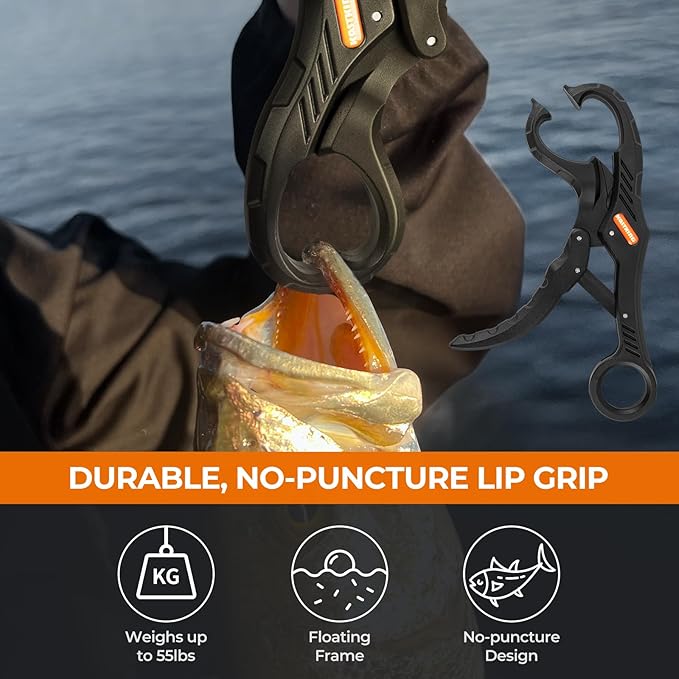 KastKing SteelStream 6pc Fishing Tool Kit - Corrosion Resistant Fishing Pliers with Lanyard Fillet Knife Floating Fish Lip Gripper Fishing Braid Scissors Tool Retractor Fishing Gifts for Men