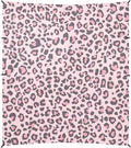 Leopard Skin Print Style Pink Foldable Beach Tent UPF50 Waterproof Large Portable Sun Shelter with Sturdy Poles Sandbags and Shovel for Camping Picnics Backyard