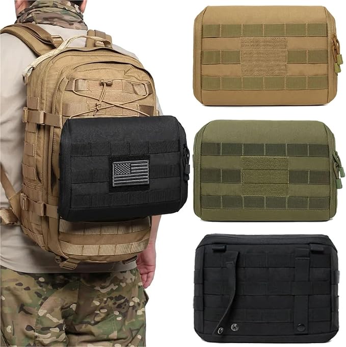 Tactical Pouch Waist Belt Pack Hunting Emergency Tools Pack Outdoor Medical First Aid Kit Camping Survival Bag