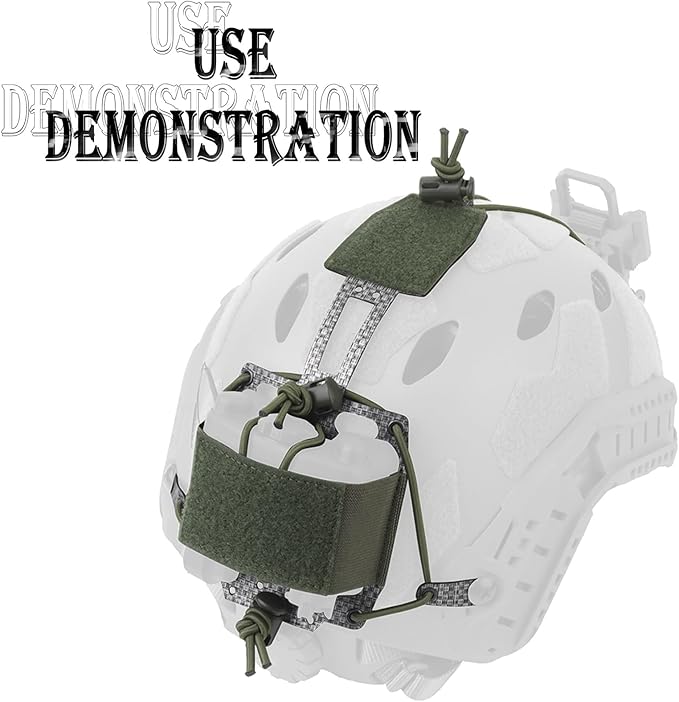 Tactical Helmet NVG Battery Pouch T-Shaped Battery Storage Holder Pack with Hook and Loop Counterweight Bag
