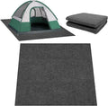 CIEOVO Camping Tent Carpet Mat 6 x 6 Ft Waterproof Rug for Outdoor Use Dark Gray