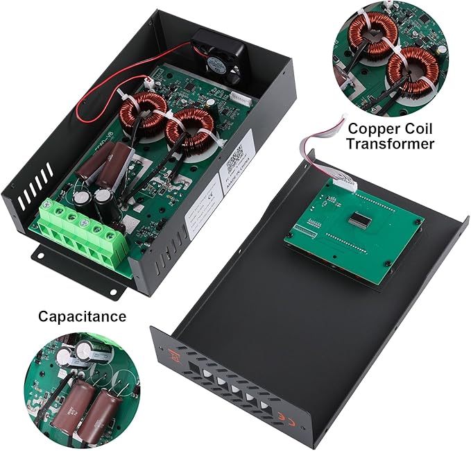 60A MPPT Solar Charge Controller 12V/24V/36V/48V Auto Max 160V PV Input 3000W Max Power Regulator w/ LCD Display Works with AGM Gel Flooded Lithium Batteries