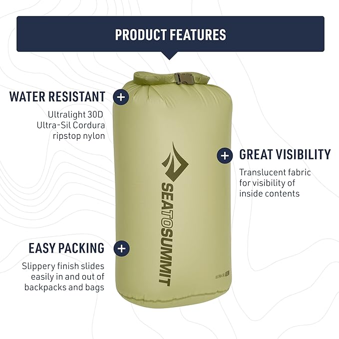 Sea to Summit Ultra-Sil Dry Bag Ultralight Waterproof Dry Storage