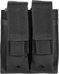 FOX OUTDOOR PRODUCTS unisex-adult Dual Pistol Mag Fully Modular Compatible 5 X 4 1/4 Pouch W/Elasticized Sides &amp Adjustable Flaps
