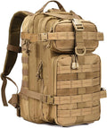 Miramrax Small Tactical Backpack Military Daypack - 30L Backpack for Men Molle Assault Pack Bug Out Bag for Hiking Camping Travel Army Hunting Rucksack Trekking (Coyote)