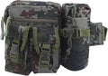 Waterproof Nylon Fanny Pack Men Tactical Military Army Waist Bag Hiking Outdoor Camping Shoulder Bum Belt Bum Sport Chest Bags(07 Digital)
