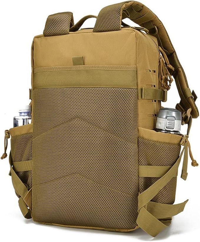 Military Tactical Backpack Army 3 Day Assault Pack Molle Bag Rucksack (Black)