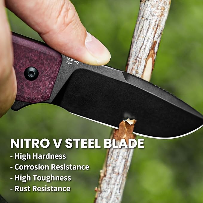 Kizer Nice Guy Pocket Folding Knife 2.84 Nitro V Blade Lightweight Sharp Camping and Hiking Tool Comfort Richlite Handle Liner Lock Flipper V3011A4