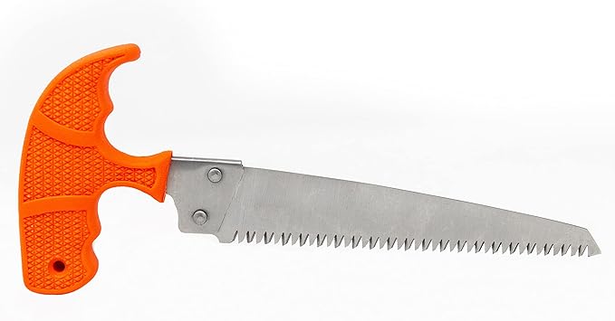 AccuSharp Bone Saw &amp Caping Knife Bundle Ergonomic and Durable Cutting Tools with Sheaths Precision Tools for Game Processing Camping and Outdoor Adventures