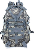 Lawaia Military Tactical Backpack for Men - Large Capacity Night Reflective Strip Ideal for Camping and Work (gray cp)