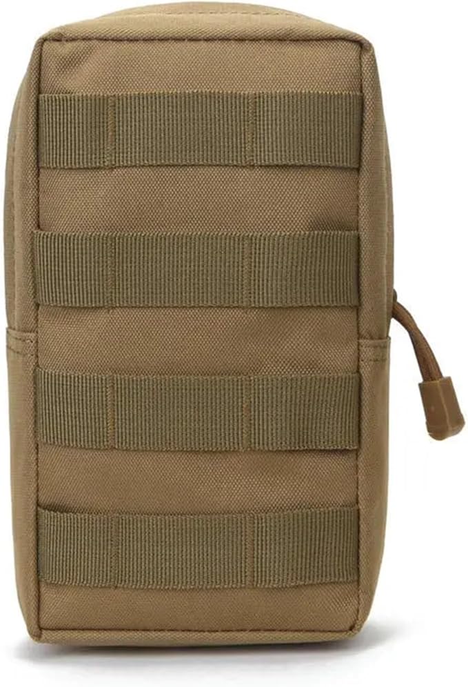 Outdoor Tactical Pouch Molle Tool Pack Zipper Waist Accessories Durable Belt Bag for Hunting Hiking Sports