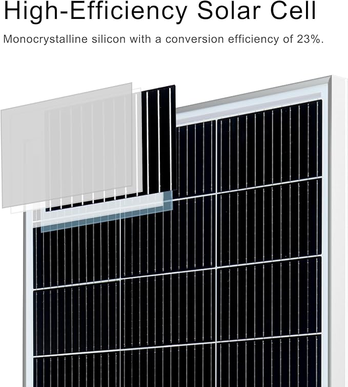 300 Watt 12Volt /24Volt Solar Panel Kit 2X150W Monocrystalline Module 30A Charge Controller for RV Boats Trailer CamperOff-Grid System (300W Solar kit)