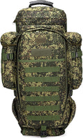 60L Outdoor Sports Military Backpack Assault Survival Pack Rucksack Large Tactical Bag (Russian camouflage)