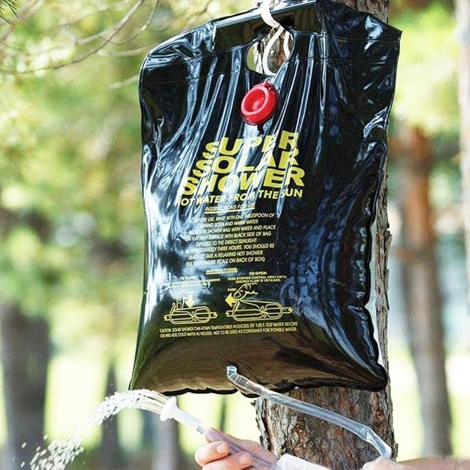 Coghlan's Camp Shower - Portable Solar-Heated Outdoor Shower Bag 5 Gallons