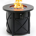 BALI OUTDOORS 50000 BTU Propane Fire Pit for Outdoor 30 in Fire Pit Table Outdoor Round Firepits for Outside Backyard Patio