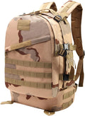 Men's Large Capacity Travel Backpacks Oxford Cloth Outdoor Tactical Duffle Bags Hiking Sports Camping Backpack (F/Multicolor)