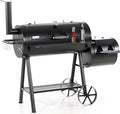 Captiva Designs Heavy Duty Outdoor SmokerExtra Large Cooking Area(941 sq.in. in Total) Offset Smoker Best Charcoal Smoker and Grill Combo for Outdoor Garden Patio and Backyard Cooking