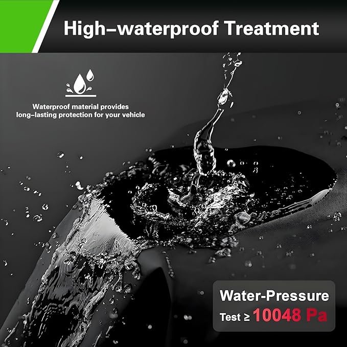 Waterproof IBC Tote Cover Compatible with 275 Gallon Tote Covers Oxford Cloth with Zipper IBC Water Tank Protective Covers