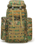 Military Tactical Backpack for Men 100L Waterproof Camping Hiking Travel Hunting Daypack Heavy Duty Adjustable Straps (Camo-1)