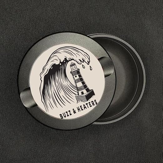 Buzz &amp Heaters Metal Container for Zyn | Metal Holder for Zyn |Metal Can for Zyn | Metal Cases for Zyn Holder | Metal Pouch Cans for Zyn | Offshore Tidal Wave