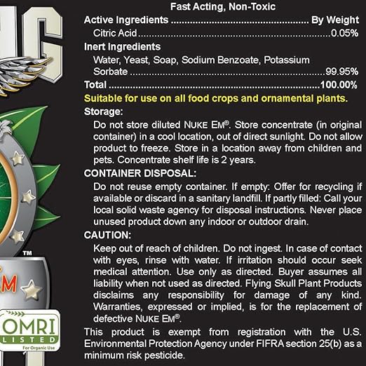 Nuke Em Insecticide &amp Fungicide 2.5 Gallon