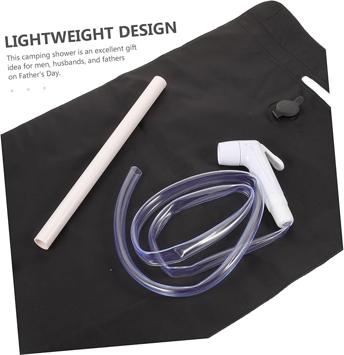 POPETPOP Camping Toiletry Bag Portable Shower Pump Outdoor Shower Kit Small Bag for Water Storage