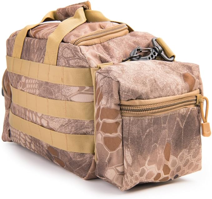 Medium Range Bag with Pistol Retention System Padded Main Compartment Two Mesh Pockets Shoulder Strap and MOLLE Webbing