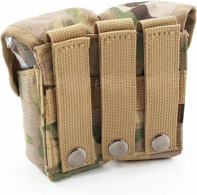 Tactical Pouch Double Frag Grenade-Style Pack Molle Tool Bag Accessory Pouch Shooting Hunting Airsoft Equipment Military Gear