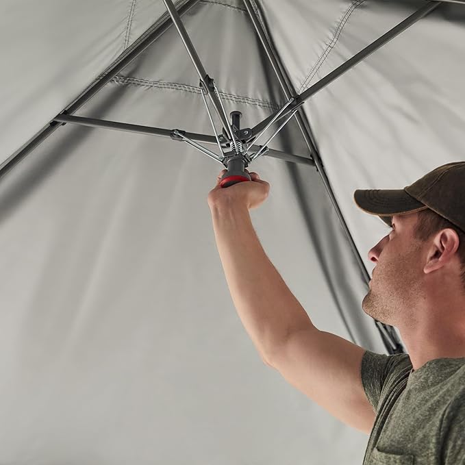 Coleman Oasis Instant Pop-Up Canopy Tent with Side Wall Attachment Portable Shelter with Easy Setup &amp Takedown Wheeled Carry Bag Included 10x10/13x13ft Sizes
