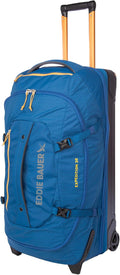 Eddie Bauer Expedition Rolling Duffel Bag with Wheels | Travel | Check-In | Luggage | Rugged | Durable - True Blue 30