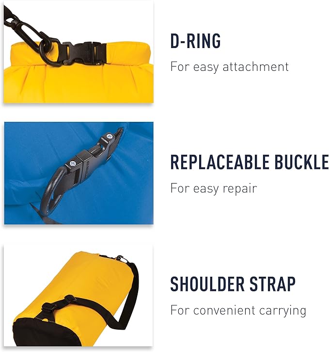 Sea to Summit Sling Lightweight Dry Bag with Shoulder Strap 10 Liter Blue
