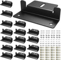 16 PCS Solar Panel Mounting Z BracketsLightweight Aluminum Solar Panel Mounting Brackets for RVs Trailers Boats Vans Campers