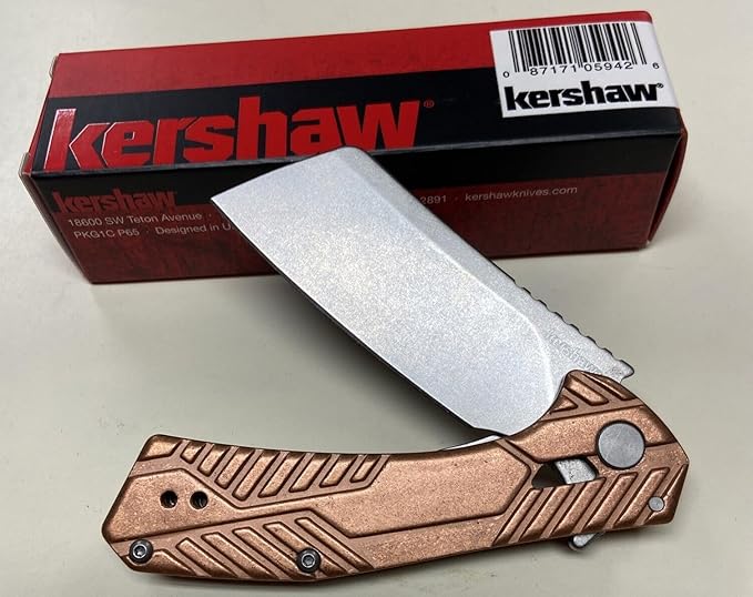 Kershaw Static Knife Folding 2.9 Inch Copper Handle 3445CU