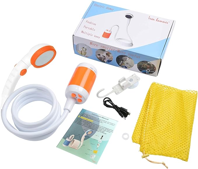 Iron Hammer Camp Shower Portable Shower Camping Shower Outdoor Camp Shower Head for Camping
