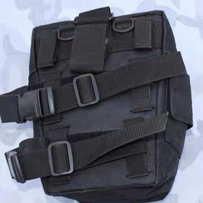Gas Mask Pouch: Military Tactical Drop Leg Pouch Gas Mask Bag Outdoor Bike Cycling Hiking Thigh Bag Miscellaneous Item Pouches
